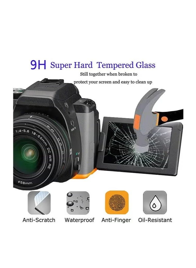 Glass 2 Pieces 0.36mm Tempered Glass Screen Protector Clear LCD Shield Anti Scratch Waterproof For Canon Powershot SX740 HS SX730 HS Digital Camera - Image 2